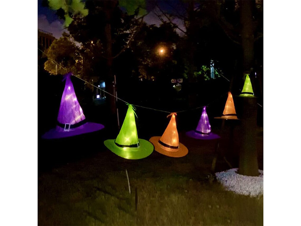 witches hat string lights