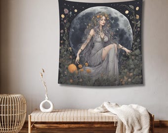 Goddess Hecate Tapestry: Greek Mythology, Divine Feminine Art