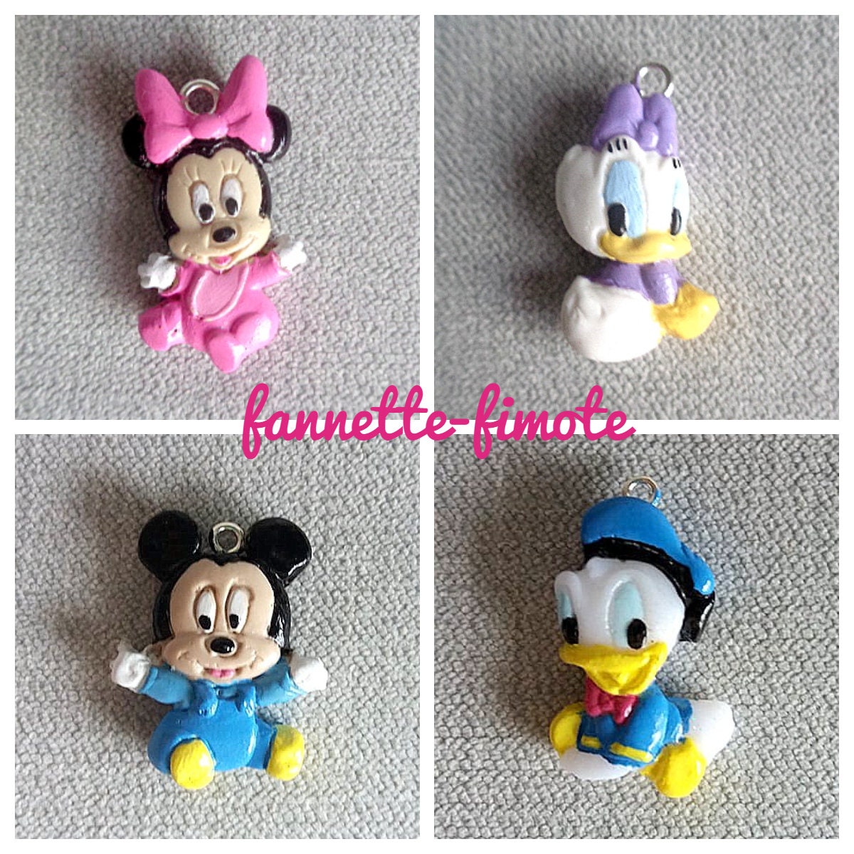 Charm Or Breloque Minnie Daisy Mickey And Donald Baby In Etsy Charm Or Breloque Minnie Daisy Mickey And Donald Baby In Etsy