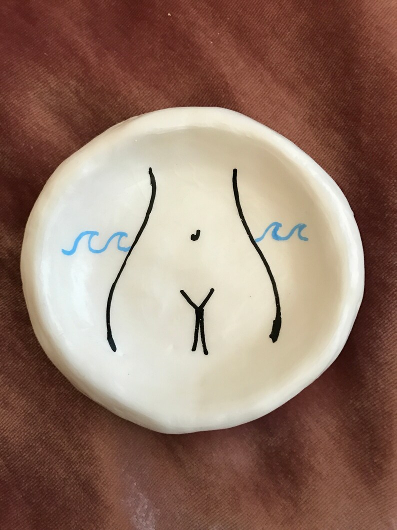 Waves Female Body Trinket Dish