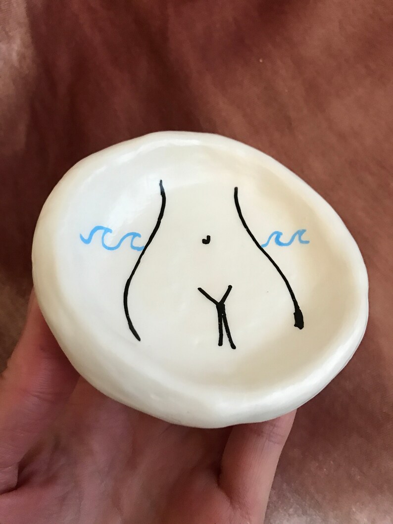 Waves Female Body Trinket Dish