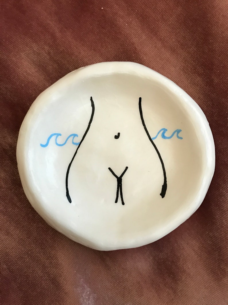 Waves Female Body Trinket Dish