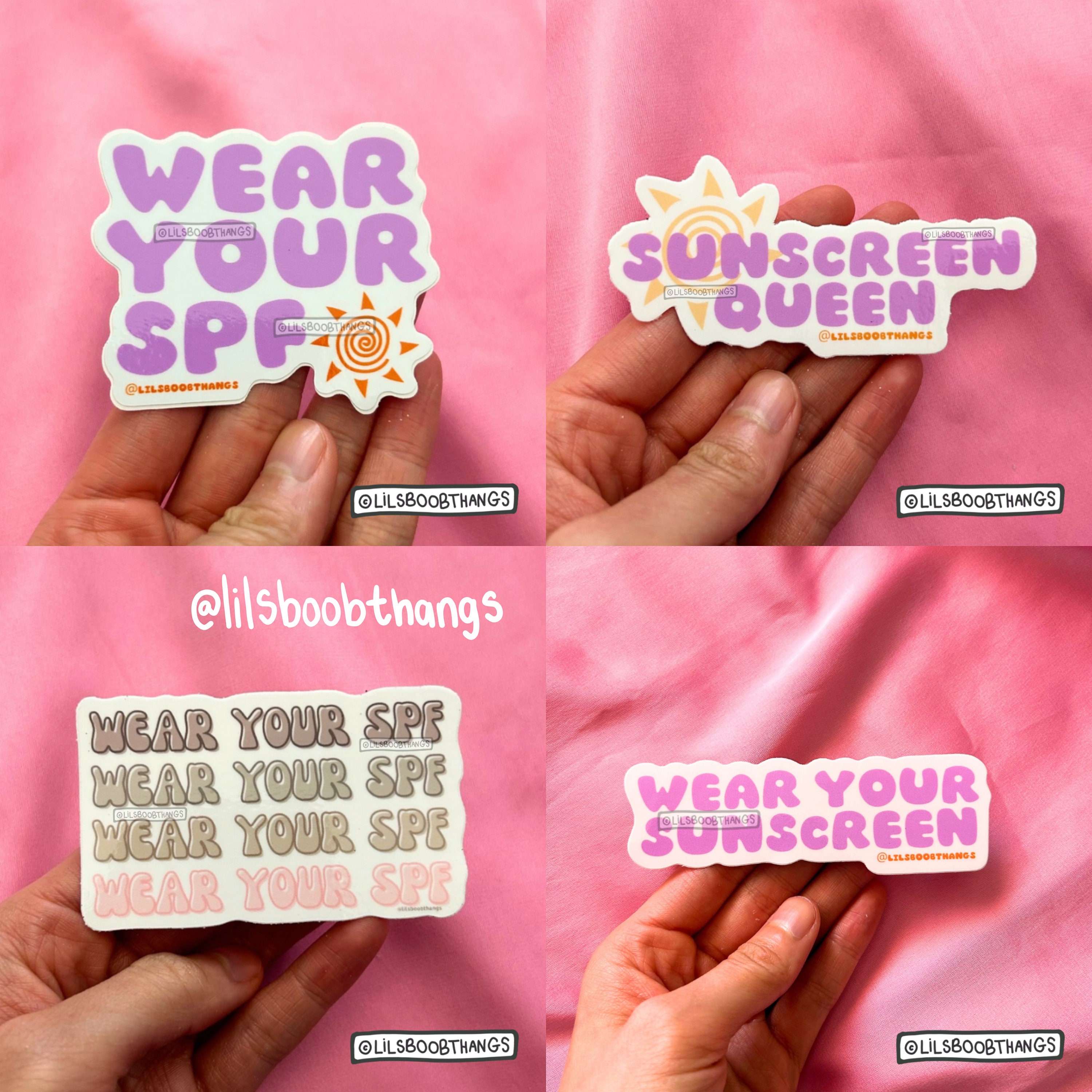 Glossy Sticker, Sunscreen Queen, Wear Your SPF Sticker, Laptop Sticker ...