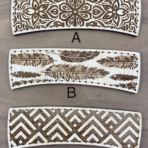 Boho Inspired Claw Clip Blank
