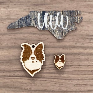 Border Collie Dangle and Stud PAIRS