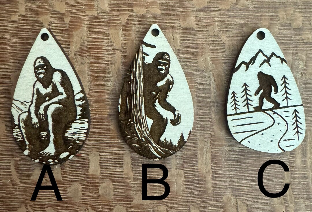 Bigfoot Outdoor Dangle PAIRS - Etsy