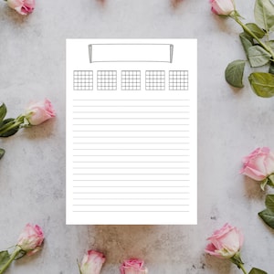 Guitar - Instant Printable Download  | Hojas de estudio acordes guitarra imprimibles