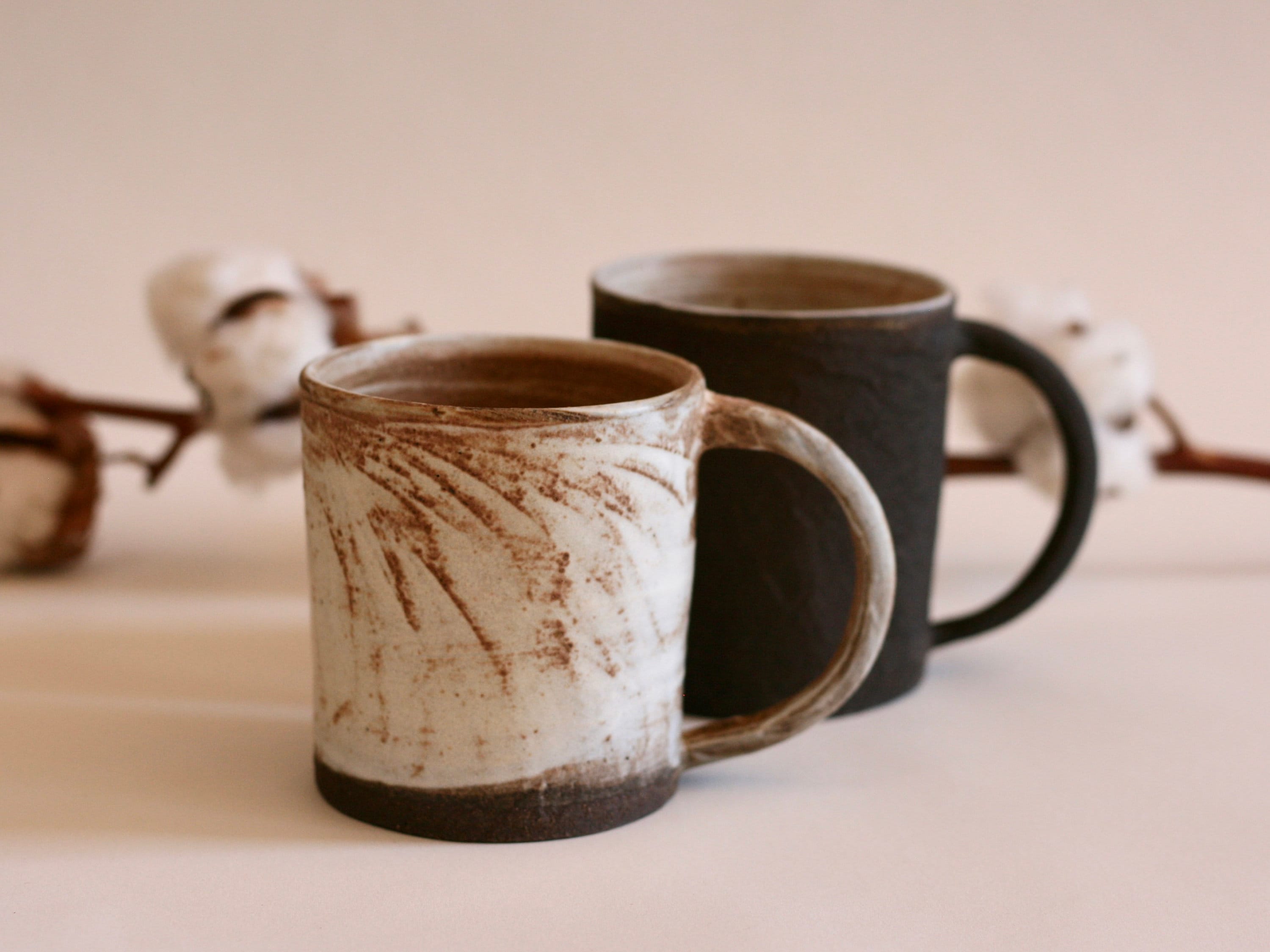 WACKO MARIA CERAMIC CUP キムタク Cream Ceramic Mug | Japanese Style Coffee Cup - Etsy