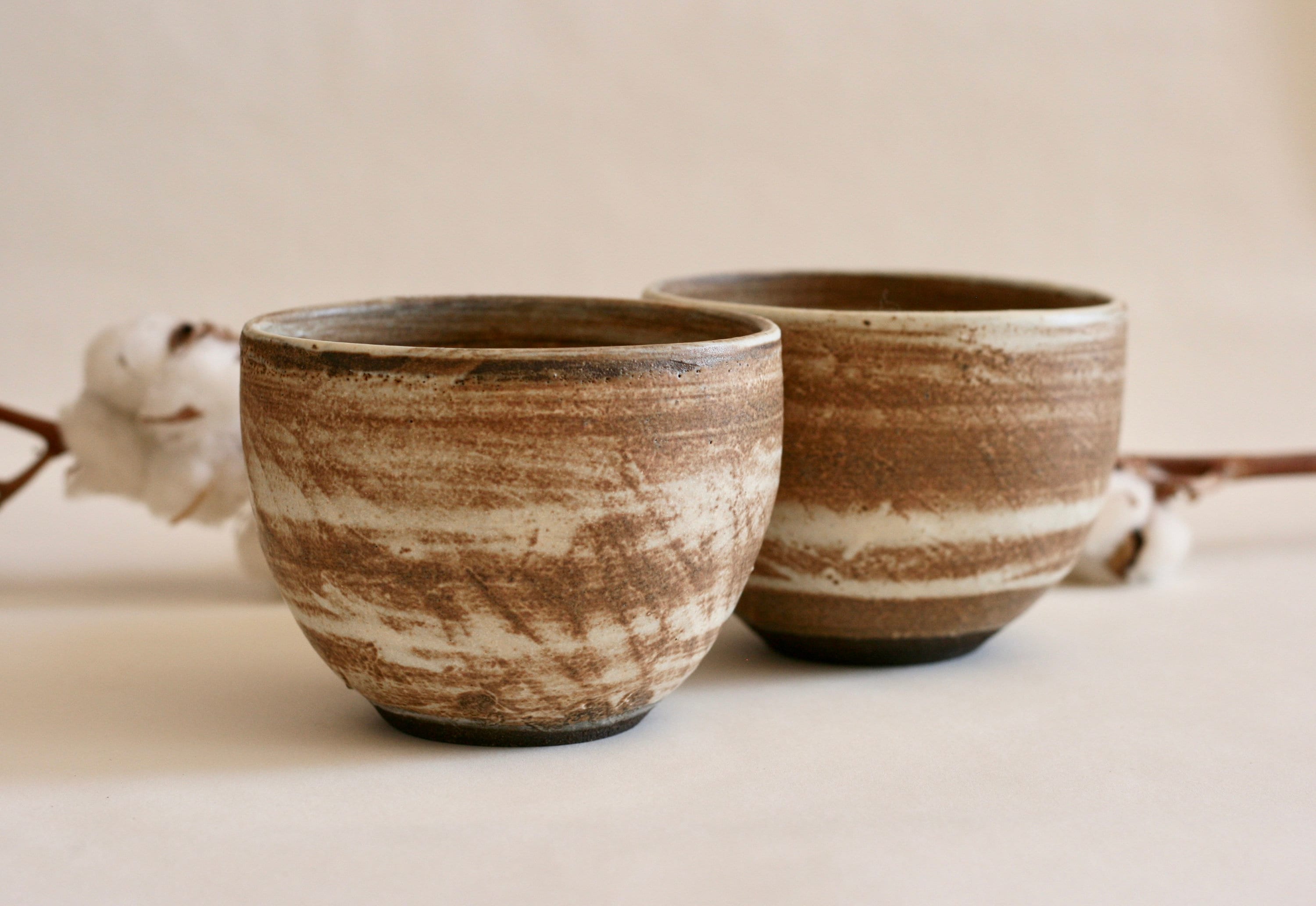 Handmade Rounded ceramic bowl | Soup Bowl | Japanese style pottery