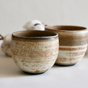 Set of Two- Small Ceramic bowl | Small Round bowl | Japanese style pottery