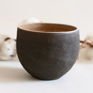 Black Ceramic small bowl | Japanese style pottery