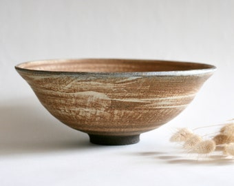 Large Ceramic bowl | Serving bowl | Salad Bowl | Japanese style pottery