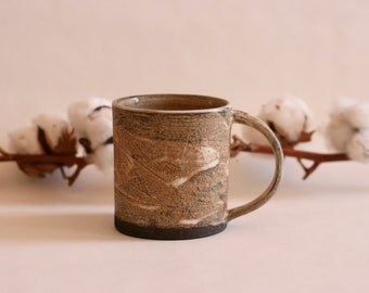 Brown ceramic Mug | Japanese style Coffee Cup
