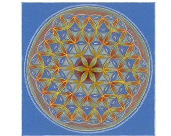Flower of Life Classical Mandala - a Limited Edition Print of an Original Artwork