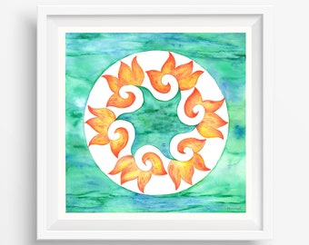 Rondo - a Limited Edition Print of an םriginal שrtwork
