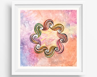 Celestial Crown - a Limited Edition Print of an םriginal Artwork
