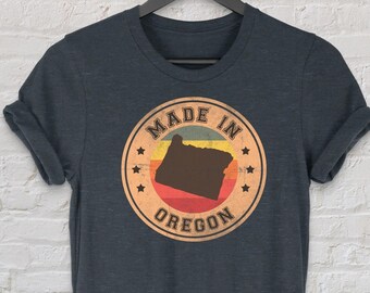 Oregon Vintage Retro T-Shirt Gift | Oregon  Tee | Retro Oregon Shirt | Oregon T-Shirt