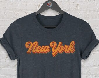 New York State Vintage Retro T-Shirt Gift, New York Tourist Gift, New York Souvenir Shirt, New York Hometown, New York State Shirt