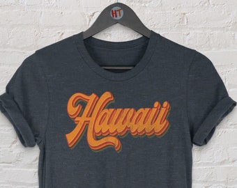 Hawaii State Vintage Retro T-Shirt Gift, Hawaii Tourist Gift, Hawaii Souvenir Shirt, Hawaii Hometown, Hawaii State Shirt