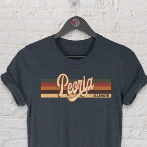 Peoria Vintage T-Shirt Gift / Peoria Illinois/ Peoria Tourist T-Shirt / Peoria Souvenir Gift / Unisex Tee