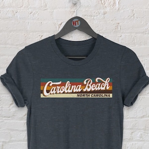 Retro Carolina Beach Vintage T-Shirt Geschenk / Carolina Beach North Carolina / Carolina Beach-Touristen-T-Shirt, Carolina Beach-Andenken-Geschenk