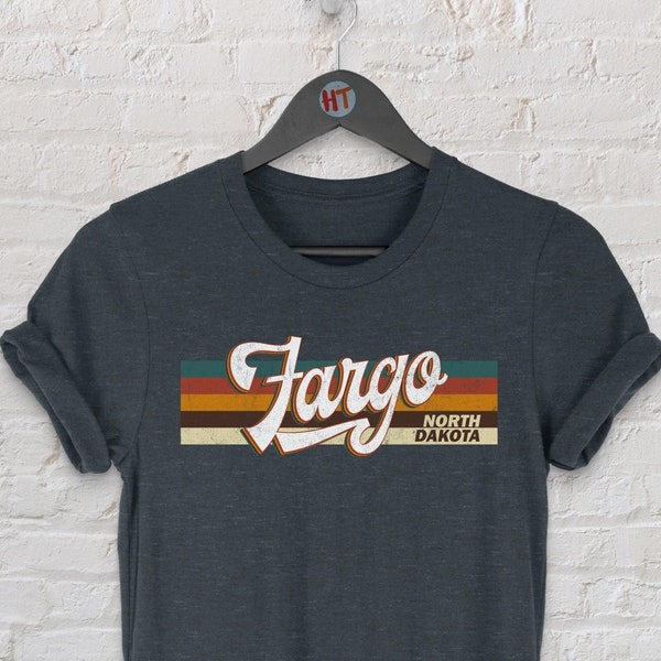 Fargo Retro T-Shirt Geschenk / Fargo North Dakota / Fargo Tourist T-Shirt / Fargo Souvenir Geschenk / Unisex T-Shirt