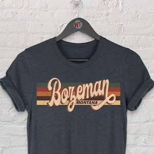 Bozeman Montana Vintage Retro T-Shirt Gift, Butte Montana Tourist, Butte Souvenir Shirt, Butte Hometown