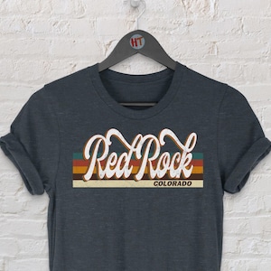 Red Rock Vintage T-Shirt Gift / Red Rock Colorado / Red Rock Tourist T-Shirt / Red Rock Souvenir Gift / Unisex Tee