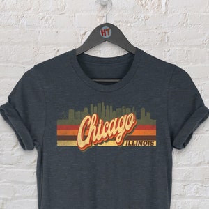 Chicago Vintage T-Shirt Gift / Chicago Illinois/ Chicago Tourist T-Shirt / Chicago Souvenir Gift / Unisex Tee