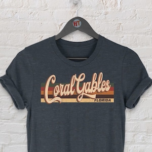 Coral Gables Vintage T-Shirt Gift / Coral Gables Florida / Coral Gables Tourist T-Shirt / Coral Gables Souvenir Gift / Unisex Tee