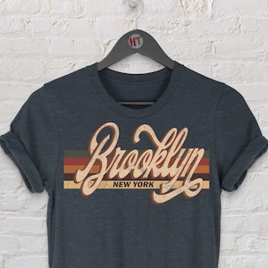 Chemise Brooklyn - T-shirt Brooklyn New York style années 1970 80&#39;s - Chemise Brooklyn NY unisexe - Chemise Brooklyn New York