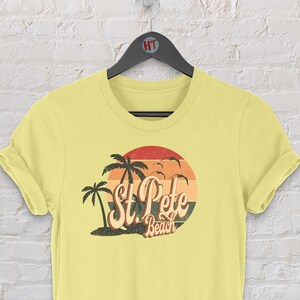 Retro Summer Clothing 70s 80s Style St Pete Beach, Florida Tshirt, St Pete Beach FL Shirt, Retro Womens Mens Tshirts