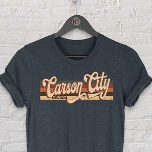 Carson City vintage T-shirt cadeau / Carson City Nevada / Carson City toeristen T-shirt / Carson City souvenir cadeau / T-shirt uniseks