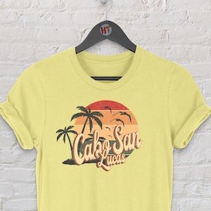 Retro Summer Clothing 70s 80s Style Cabo San Lucas, Mexico Tshirt, Cabo San Lucas Mexico Mex Shirt, Retro Womens Mens Tshirts