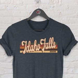 Idaho Falls Idaho Vintage Retro T-Shirt Gift | Idaho Travel Tee | Retro Idaho Shirt | Idaho Souvenir T-Shirt
