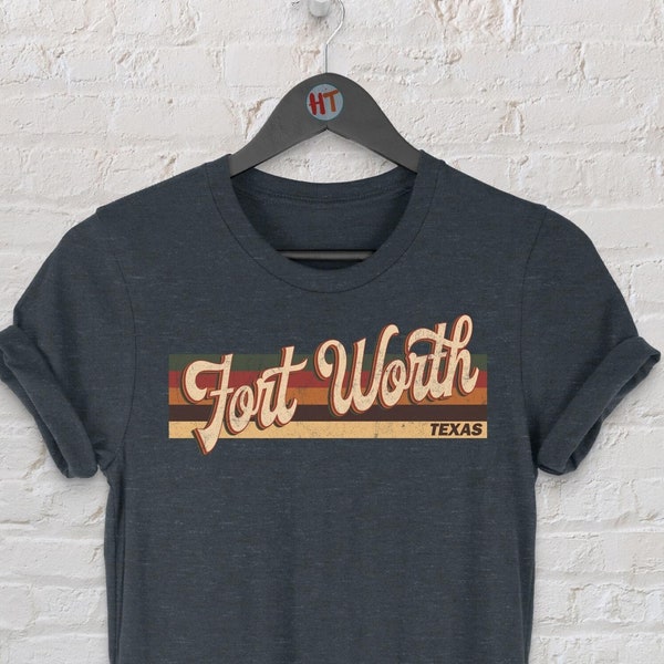 Forth Worth Retro T-shirt cadeau / Forth Worth Texas / Forth Worth toeristische T-shirt / Forth Worth souvenir cadeau / Unisex Tee