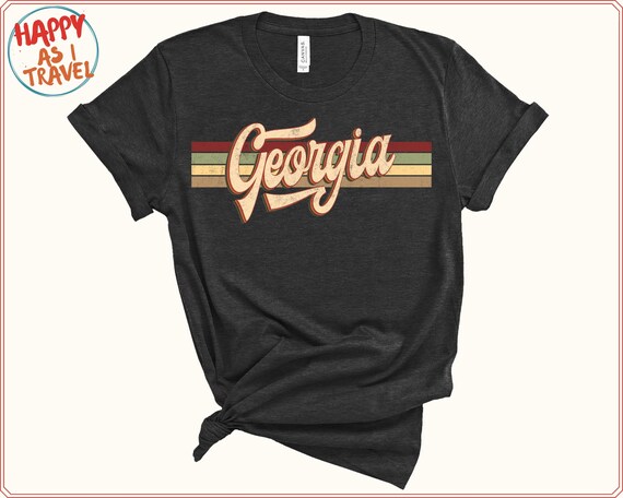 Georgia Shirt Unisex Retro Vintage Georgia Crewneck Shirt