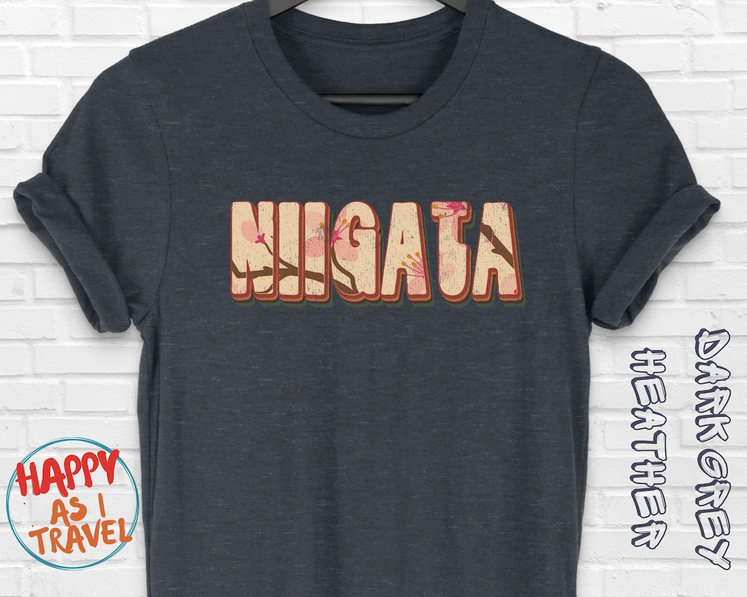レトロ新潟Tシャツ：ヴィンテージ桜のお土産 - Etsy 日本