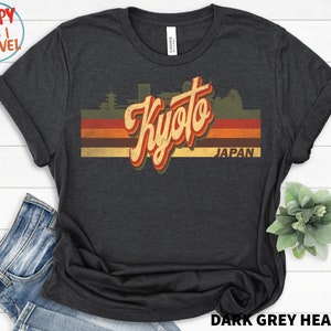 Regalo di t-shirt vintage di Kyoto / Kyoto in Giappone / T-shirt turistica di Kyoto / Regalo souvenir di Kyoto / T-shirt unisex