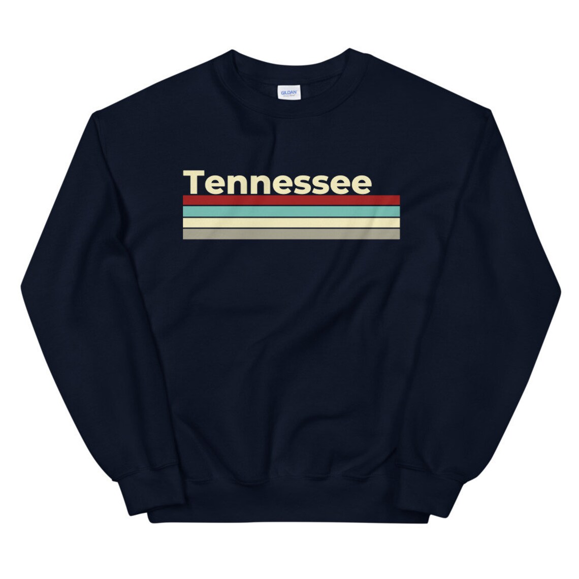 Retro Vintage Tennessee Sweatshirt 70s 80s State Design Etsy