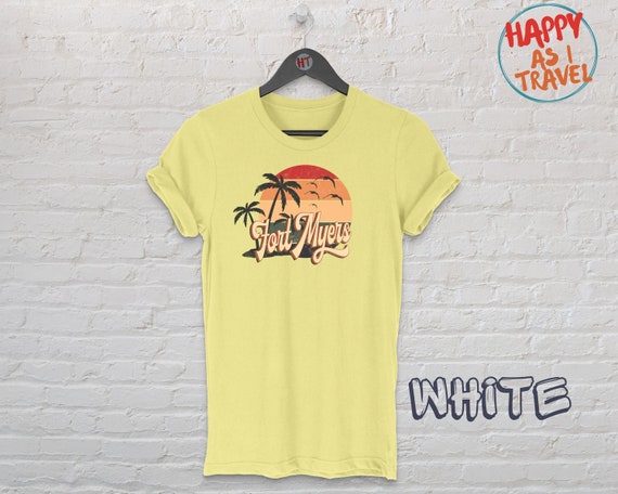 Fort Myers Beach Florida Retro 80s T-Shirt Fort Myers Beach Florida Retro 80s T-Shirt