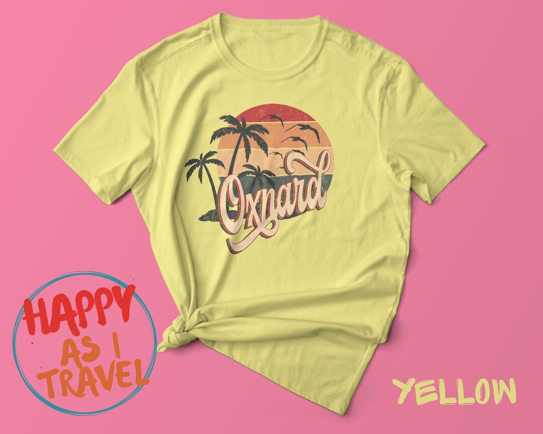 Retro Summer Clothing 70s 80s Style Oxnard California Tshirt - Etsy