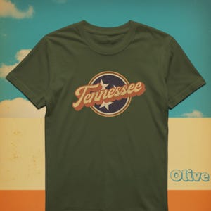 Retro Tennessee T-Shirt: Vintage Volunteer State Souvenir T-Shirt Bild 9