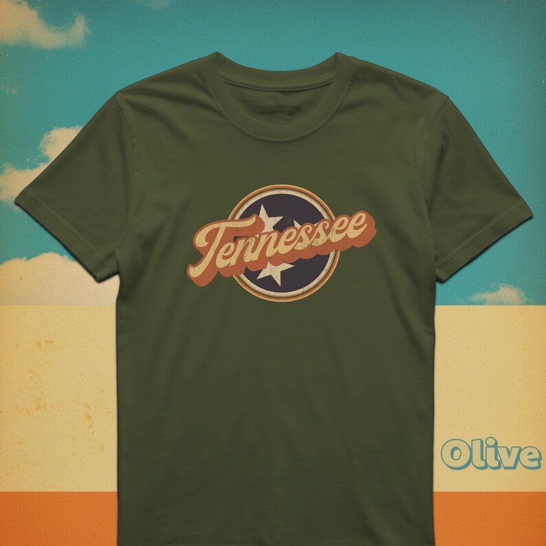 Retro Tennessee T-Shirt: Vintage Volunteer State Souvenir T-Shirt Bild 9