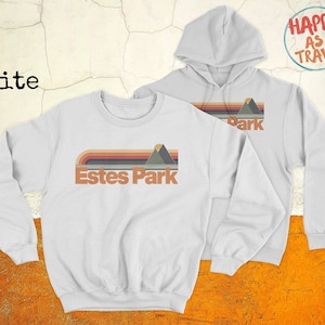 Nature Lover&#39;s Dream - Estes Park Colorado Sunset Unisex Sweatshirt, retro sweatshirt, hoodie, Vintage style design premium compfort