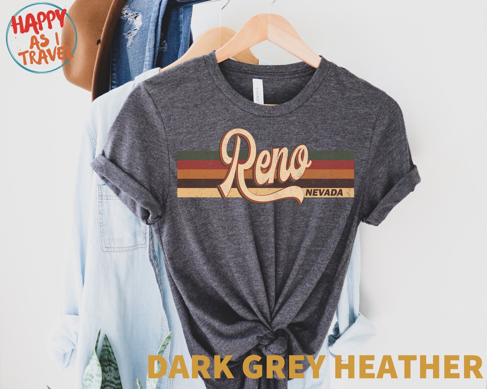 Reno Vintage T-shirt Gift / Reno Nevada / Reno Tourist T-shirt - Etsy