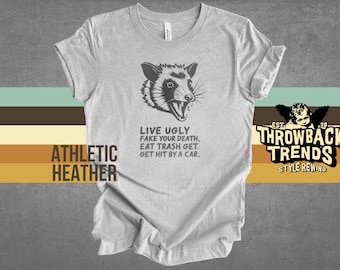 Camiseta divertida de zarigüeya: camiseta con gráfico de animal sarcástico