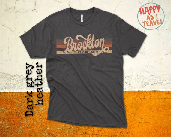 BROCKTON ロゴTシャツ Retro Brockton Massachusetts T-shirt: Vintage Style Tee - Etsy UK