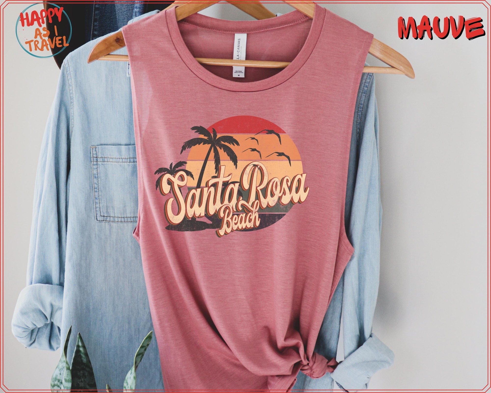 Retro Summer Clothing 70s 80s Style Santa Rosa Beach