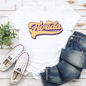 Florida Retro Shirt, Florida Gifts, Summer Vacation Shirt, Florida State, Miami Shirt, Vintage Florida Shirt, Beach Lover Tee, Florida Trip